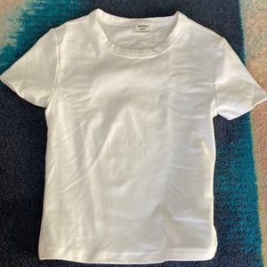 Aritzia super soft white t shirt